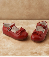 Red Bow Shoes for Baby Girls - Harpers
